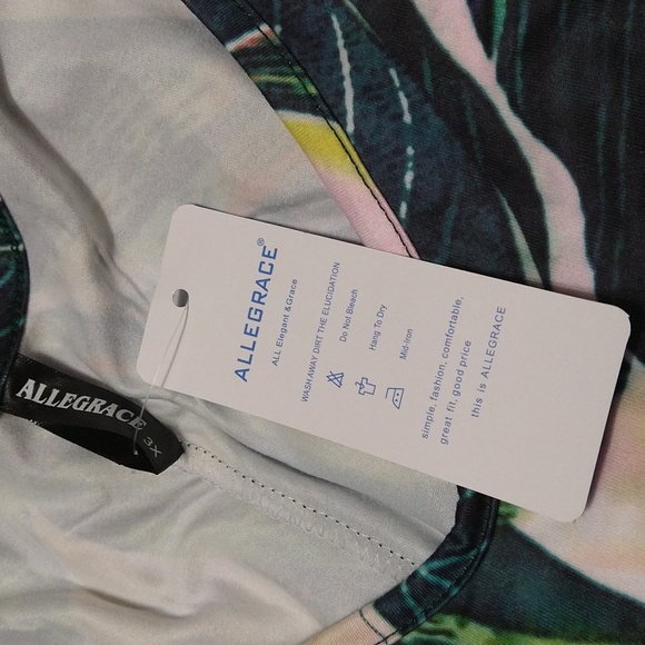 Allegrace 3x Short Sleeve Off The Shoulder Flare Flowy Loose Fit Top #W-554 - Picture 11 of 11